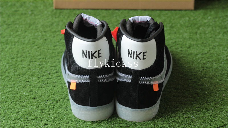 Off White Nike Blazer Mid Black